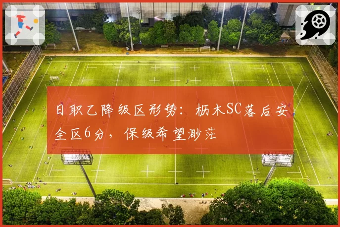 日职乙降级区形势：枥木SC落后安全区6分，保级希望渺茫